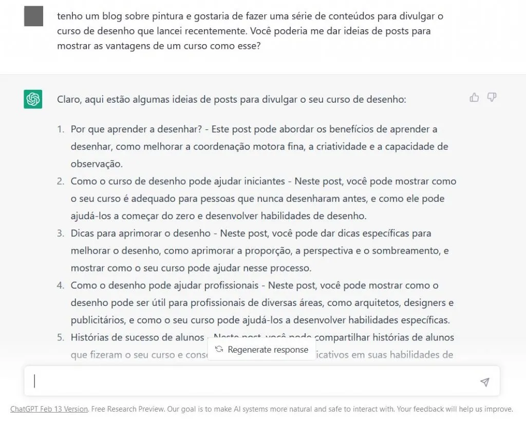 como usar o ChatGPT?