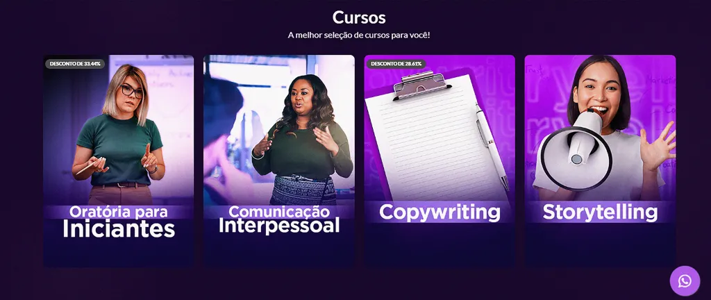Exemplo de plataforma com layout personalizado